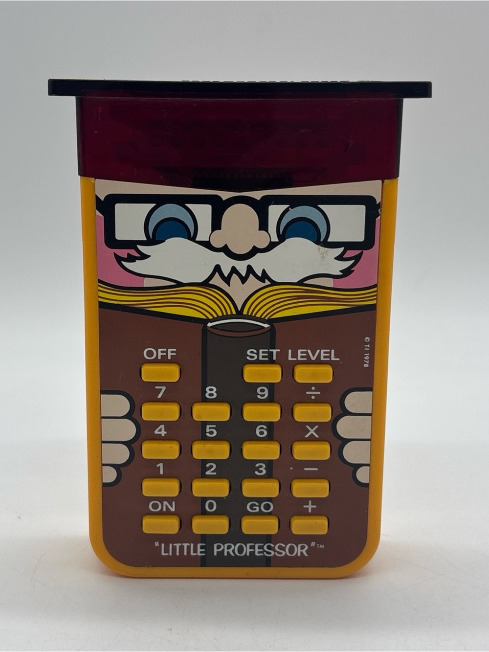 Vintage Little Professor Quiz Calculator Game 1976 Texas Instruments Tested